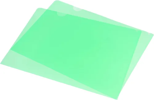 Vista 14 de PATIKIL Carpetas tipo L, paquete de 12 unidades, tamaño A4, bolsillos de plástico para proyectos, papel transparente, funda para documentos