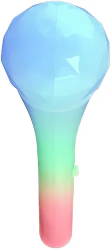 Vista 2 de blinkee Micrófono LED sin sonido iluminado para concierto, perfecto para noches de karaoke, festivales de música
