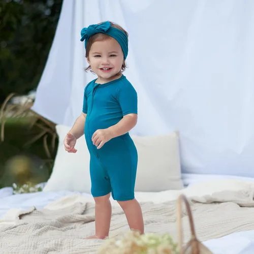 Vista 4 de Gerber Mameluco unisex de manga corta suave con viscosa hecho de eucalipto