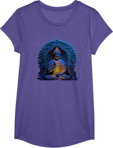Vista 64 de Estatua de Buda Yoga Budismo Zen Buddhism Meditation T-Shirt Negro