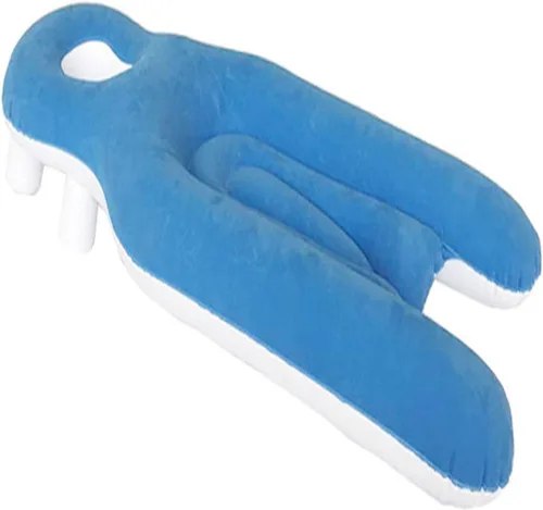 Vista 3 de harayaa Almohada de cara hacia abajo almohada de recuperación de ojos Almohada de cama portátil Prone Almohada para siesta