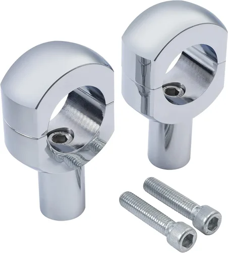 Vista 18 de TCT-MOTORPARTS 1" Elevadores de Manillar con Abrazadera Superior Compatibles con Harley Touring Road King Glide 1988-2023 Para barra de 1 pulgada #1