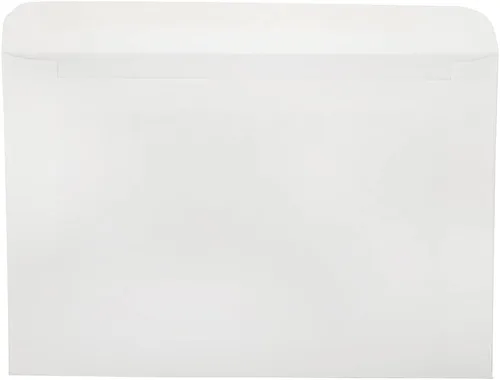 Vista 2 de JAM PAPER Sobres comerciales para ventana de 6 x 9 pulgadas, color blanco, paquete de 100 unidades Pack of 100