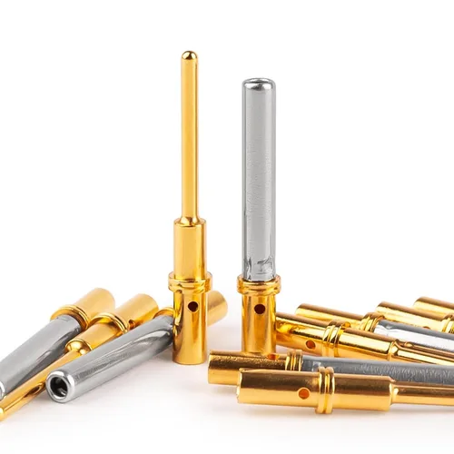 Vista 16 de JRready ST6356-12 Deutsch Conectores y enchufes chapados en oro tamaño 12, terminales de barril cerrados Calibre de alambre 12-16, 20 pares macho