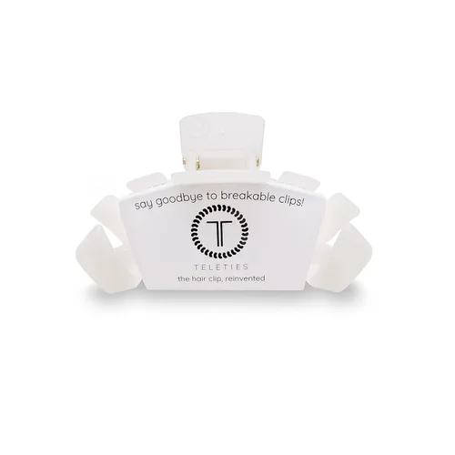 Vista 5 de Teleties - Pinza de pelo pequeña - Para cabello súper fino, niños pequeños, peinados con la mitad de pelo hacia arriba - Agarre fuerte, dientes