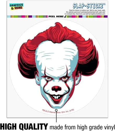 Vista 3 de IT Pennywise Come Home - Adhesivo decorativo para ventana de coche