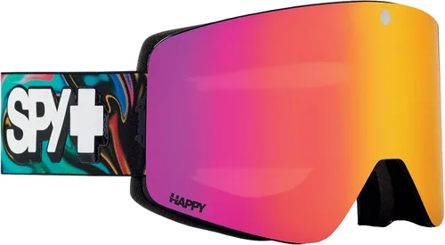 Vista 5 de SPY Optic Marauder - Gafas protectoras para deportes de invierno, lentes que mejoran el color y el contraste Chris Rasman/Espejo azul hielo/Hb Ll