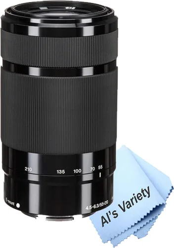 Vista 4 de Sony A7 III con lentes de 1.102-2.756 in + 2.165-8.268 in + lente de 16.535-31.496 in + tarjeta de velocidad extrema de 128 GB, agarre en U