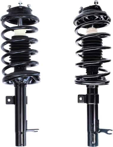 Vista 45 de Detroit Axle - 2 puntales delanteros para Hyundai Sonata 2011, puntales y montaje de muelles helicoidales de instalación rápida puntales listos