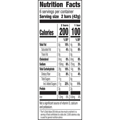 Vista 7 de Nature Valley Barras de granola, chrunchy, pecan crunch, 8.94 oz.