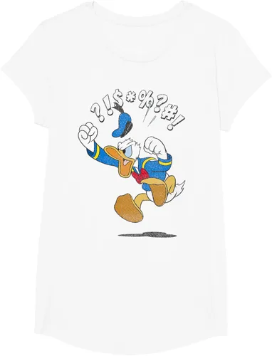 Vista 17 de Disney Mickey And Friends - Camiseta vintage de Donald Duck Angry Jump, Negro