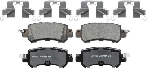 Vista 11 de Wagner Brake ThermoQuiet QC1624 Juego de pastillas de freno de disco de cerámica