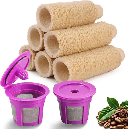 Vista 7 de Paquete de 4 filtros reutilizables K Cup, cápsulas de café universales Kcup para cafeteras Keurig1.0 y 2.0 Negro