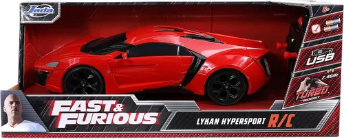Vista 9 de Jada Toys - Fast & Furious 1:16 RC, Lykan Hypersport, Rojo
