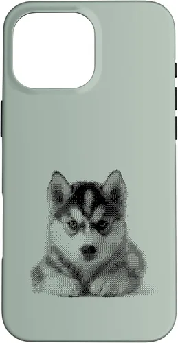 Vista 18 de Chic Husky Puppy for Dog Mom and Paw Parents Case for iPhone 15