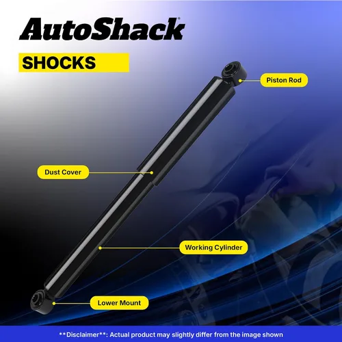 Vista 2 de AutoShack - Amortiguadores traseros de repuesto para Jeep Commander 2006-2010 Jeep Grand Cherokee 2005-2010 2-PC
