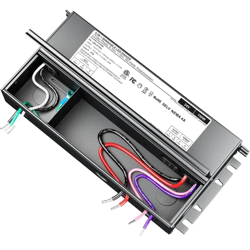 Vista 26 de Controlador LED regulable de 60 W y 12 V para regulador Lutron y Leviton, transformador de fuente de alimentación de CA a CC triac/ELV/MLV para tira