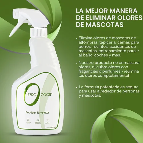 Vista 6 de zero Odor Pet Odor Eliminator, Trigger aerosol, 16 onzas