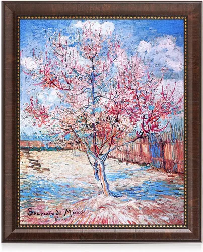 Vista 67 de Serie de pinturas de Vincent Van Gogh (favoritos). Reproducción de arte clásico de Van Gogh, impreso en lienzo, Algodón, Almond Blossom, 16x20
