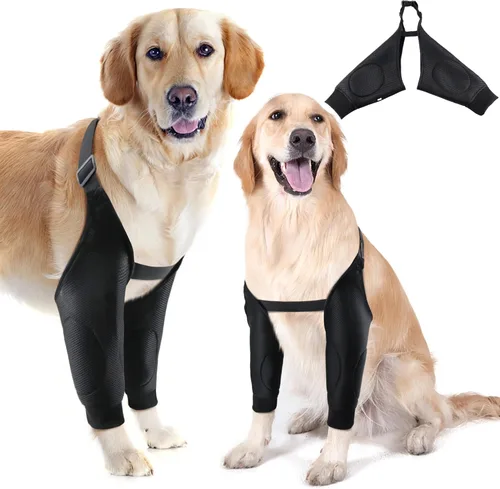 Vista 8 de Protector de codo para perro, coderas de malla transpirable para callos, traje de recuperación de perros, coderas de perro, coderas de perro