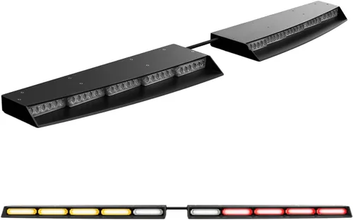 Vista 20 de Raptor Elite Striker-TIR - Barra de luz LED para visera interior (ámbar)