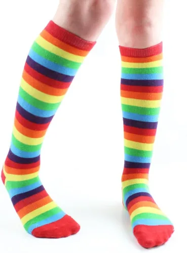Vista 5 de juDanzy Calcetines hasta la rodilla con agarres para bebés, niños pequeños y niños