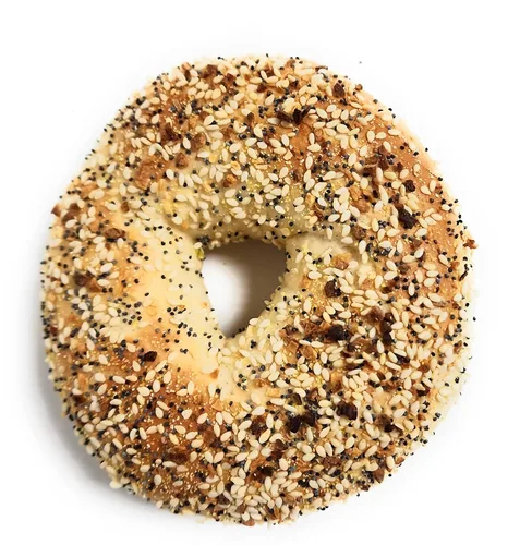 Vista 3 de Elie's Bagels de sésamo – 6 paquetes de 4 bagels por paquete – 24 bagels en total – no libre de gluten, 1 unidad