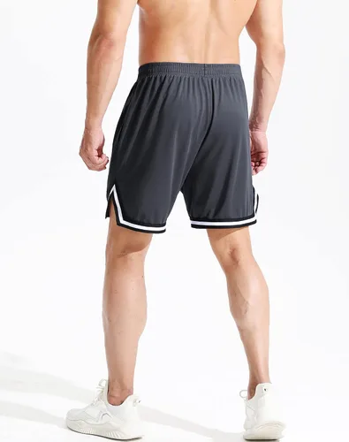 Vista 4 de NELEUS Pantalones cortos ligeros de 7 pulgadas para hombre con bolsillos