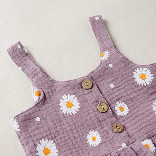 Vista 4 de Conjunto de ropa de verano para bebés y niñas pequeñas