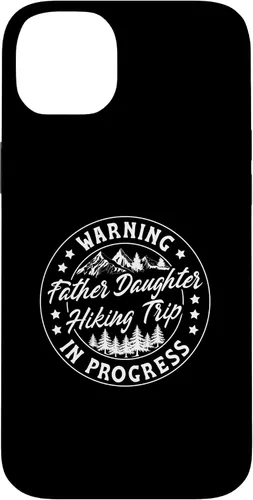 Vista 15 de Warning Father Daughter Hiking Trip in Progress Case for iPhone 17