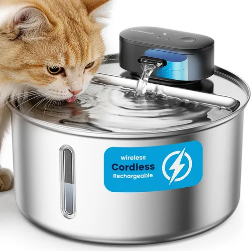 Vista 9 de oneisall 8 filtros de repuesto para fuente inalámbrica para gatos de 2.2L