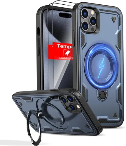 Vista 13 de Funda magnética para Google Pixel 9A compatible con cargador inalámbrico MagSafe, para Pixel 9A, funda de teléfono integrada de 360 °, con 2