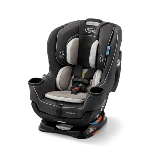 Vista 13 de Asiento de coche convertible para bebé Graco Extend2Fit, orientación hacia atrás y hacia adelante, panel de extensión ajustable para mayor espacio