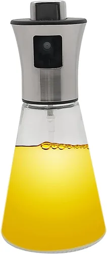 Vista 11 de Fox Run Botella de aceite de oliva y vinagre, cuello largo, vidrio, 7.75 x 3.25 pulgadas