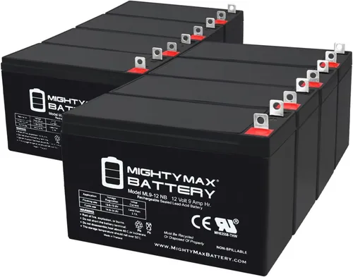 Vista 13 de Mighty Max Battery ML9-12NB - Batería recargable de 12 V, 9 Ah, terminal de tuerca y perno (NB), AGM SLA