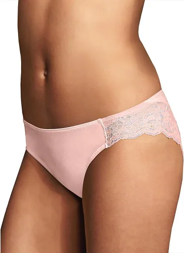 Vista 14 de Maidenform Bragas Comfort Devotion con parte trasera con encaje tipo tanga para mujer Batik Blossoms Print/Timeless Purple