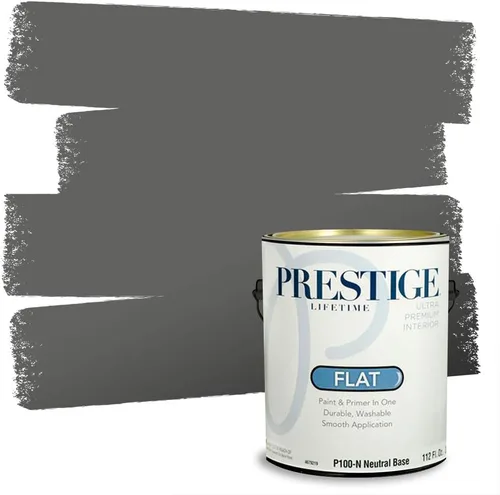 Vista 187 de PRESTIGE Paints - Pintura interior e imprimación en uno, 1 galón, cáscara de huevo, pimienta envejecida