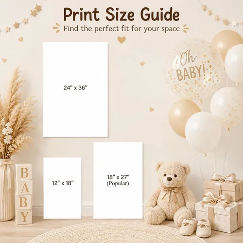 Vista 4 de Letrero de bienvenida bohemio personalizado para baby shower, cartel de baby shower para niña, letrero personalizado para fiesta de baby shower