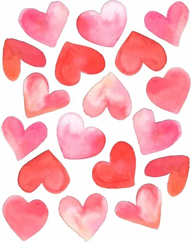 Vista 10 de 22 calcomanías retro de los años 50 con forma de corazón para ventana, calcomanías de vinilo reutilizables de doble cara para el día de San