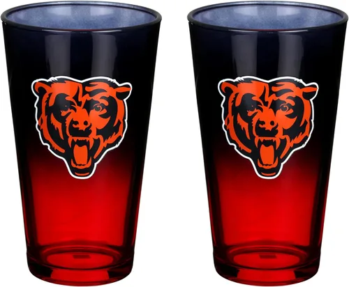 Vista 38 de The Memory Company Juego de 2 vasos con licencia de la NFL, diseño ombre, Philadelphia Eagles