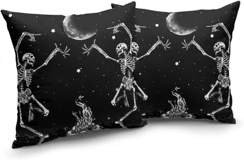 Vista 181 de Juego de 2 fundas de almohada de 16 x 16 pulgadas, diseño patriótico de bandera estadounidense con estrellas para exteriores, estilo casa de campo