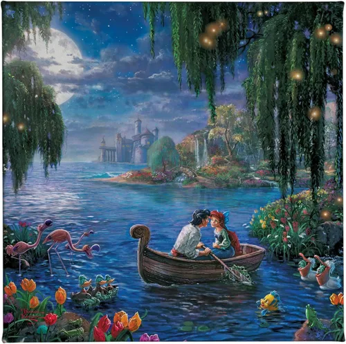 Vista 11 de Lona envuelta, de la galería de La Sirenita de Thomas Kinkade