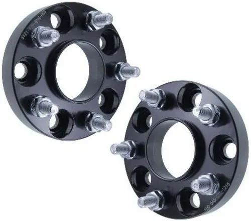 Vista 14 de Espaciadores de rueda centrados de 1 pulgada 5x4.5 – Compatible con Mitsubishi Lancer Evo – 1 pulgada (0.984 in), 5 x 114.3, cubo de 2.642 in