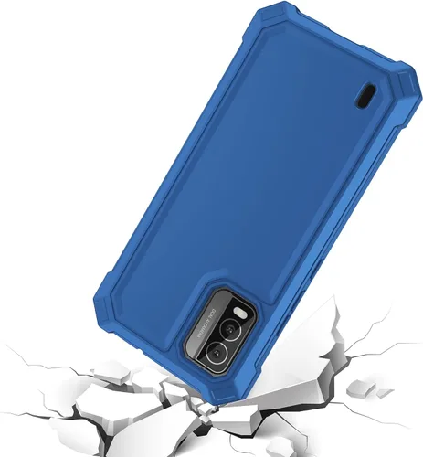 Vista 2 de Funda para Nokia C210 con protector de pantalla, parte delantera trasera de cuerpo completo, protección resistente, silicona suave esmerilada, grado