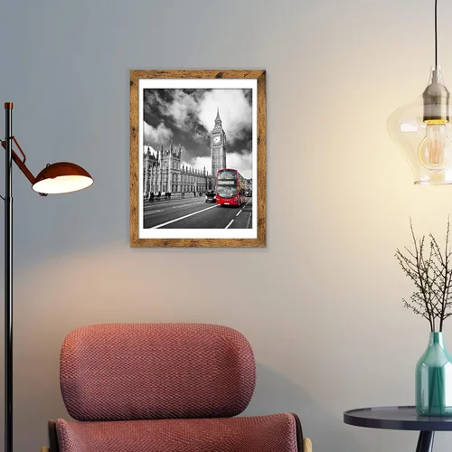 Vista 7 de Marcos rústicos de 12 x 16 para exhibir imágenes de 11 x 14 pulgadas con paspartú o de 12 x 16 pulgadas sin paspartú, marcos de fotos de madera