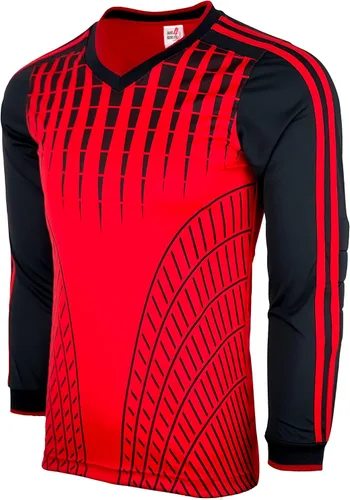 Vista 3 de Camiseta de fútbol de portero para hombre, camisa de portero acolchada con protector de esponja