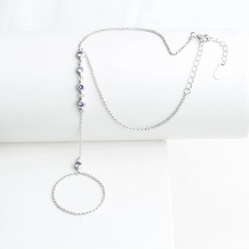 Vista 143 de Pulsera de plata de ley 925 para mujer, pulsera de mano para mujer, pulseras esclavas de 7 a 9 pulgadas ajustable