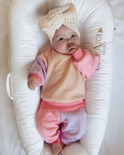 Vista 3 de Fernvia Ropa para bebé niña de 3, 6, 9, 12, 18 y 24 meses, conjuntos de sudadera de manga larga + pantalones