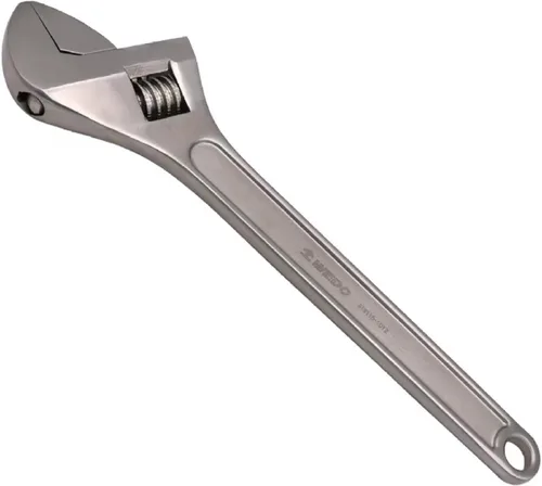 Vista 15 de WEDO Adjustable Wrench 4",Max Jaw Opening 13mm,Stainless Steel Professional Spanner,Precision Jaws,Corrosion Resistant,Rust Proof,High