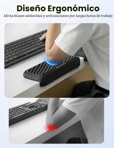 Vista 2 de Vaydeer 2 almohadillas para coderas, reposamuñecas en forma de L, cojín